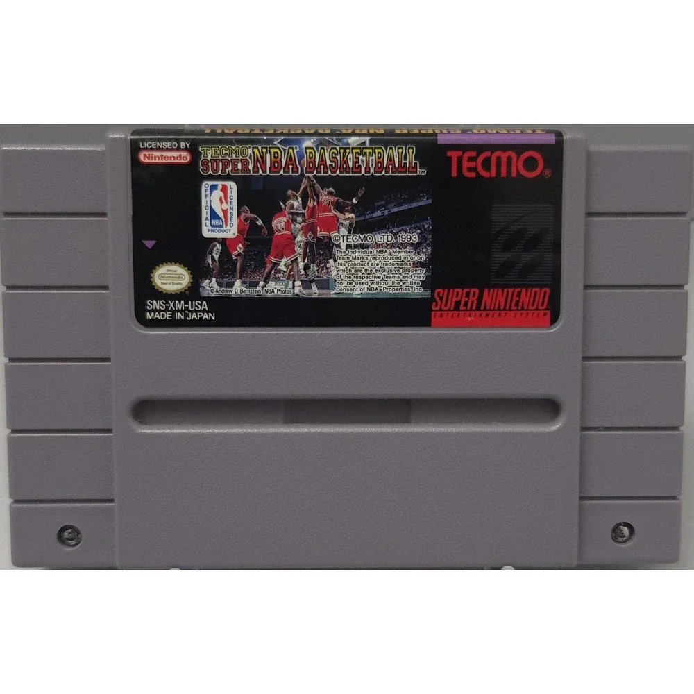 Tecmo SNS-XM-USA Super NBA Basketball SNES - CIB Nintendo Complete - Tested